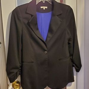Black 3/4 Length Blazer